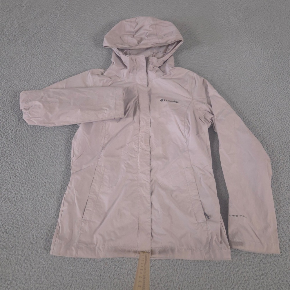 Columbia Jacket Womens XS Light Purple Timber Pointe II Nylon Omni-Tech Hooded